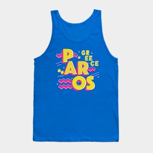 Retro 90s Paros, Greece Tank Top